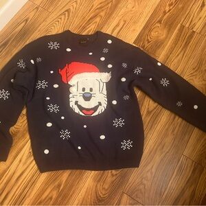 Jake Austin Navy Holiday Xmas Cheerful Sweater Men’s size XL - NEW